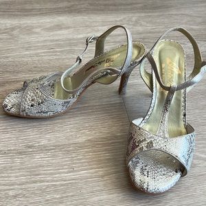 Tanto Dance Shoes Handmade Argentina Snake Skin